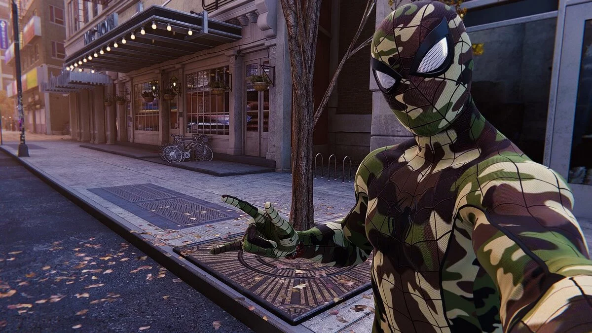 Marvel&#039;s Spider-Man Remastered — Камуфляжный костюм