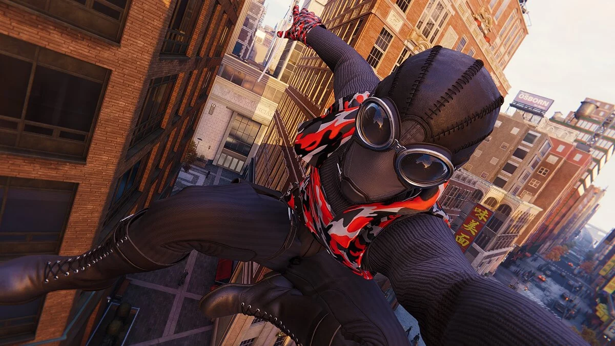 Marvel&#039;s Spider-Man Remastered — Красный камуфляжный костюм