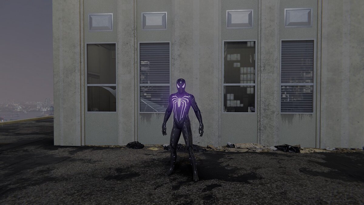 Marvel&#039;s Spider-Man Remastered — Фиолетовый «Антиок» костюм