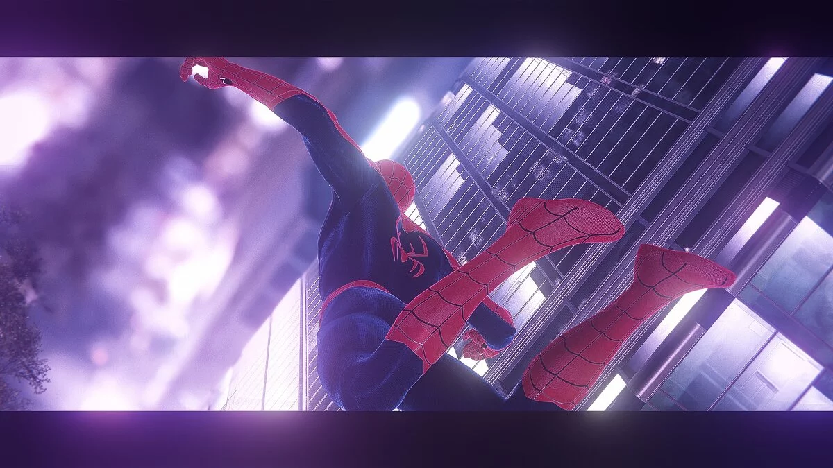 Marvel's Spider-Man Remastered — Неоновый шейдер