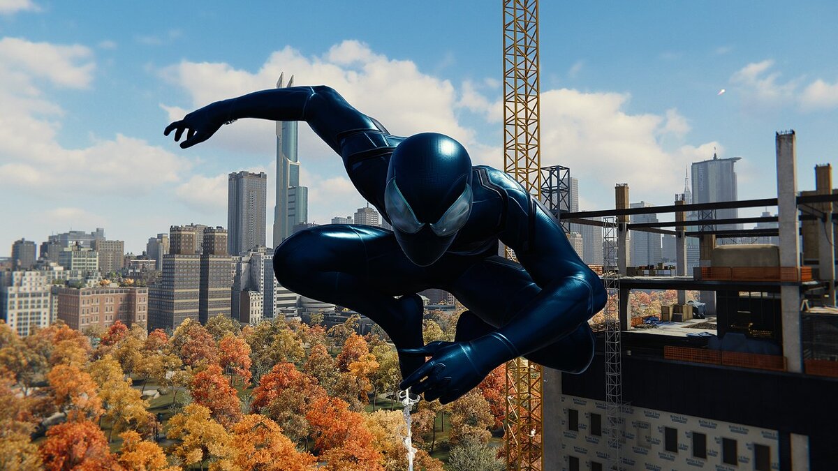 Marvel&#039;s Spider-Man Remastered — Темно-синий костюм «Фонд будущего»