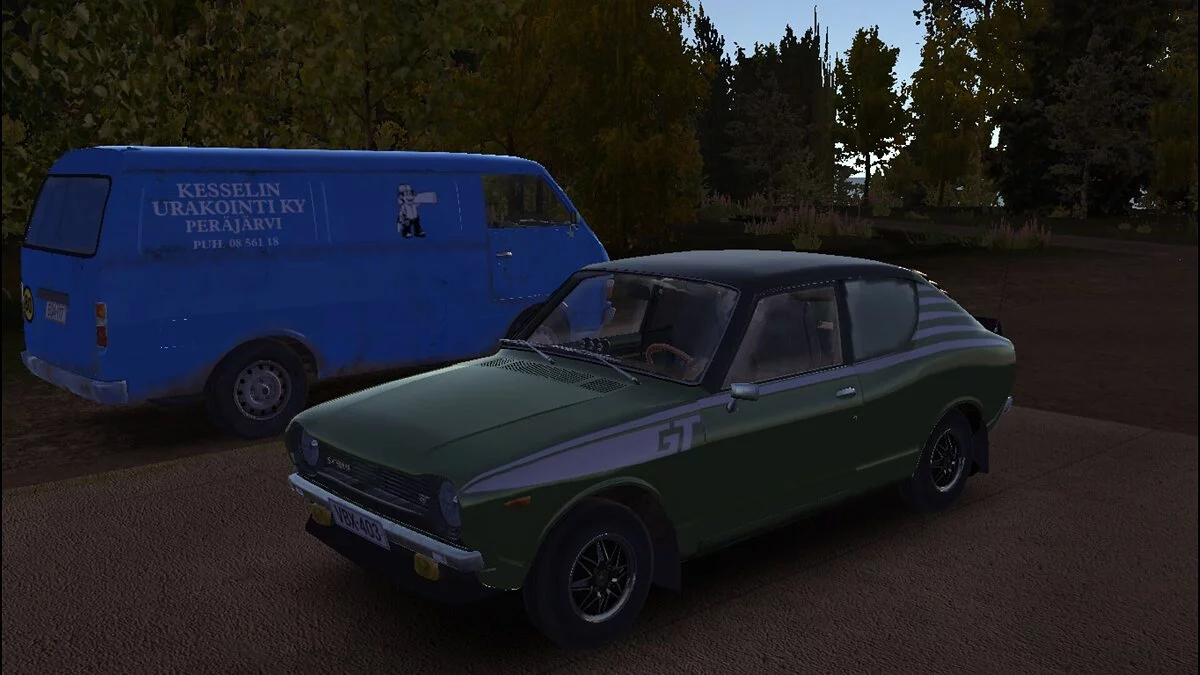 My Summer Car — Сохранение — GT Satsuma, 10к марок, имеются номера, дома, есть еда, сюжет тронут