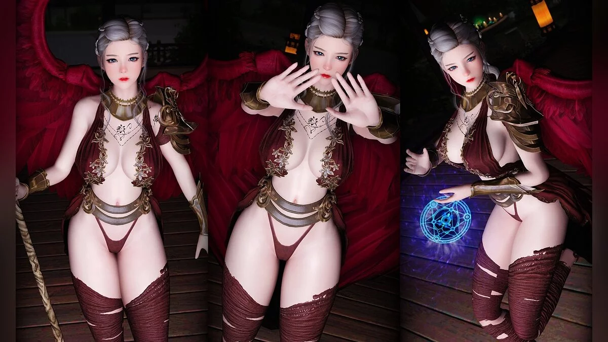 Elder Scrolls 5: Skyrim Special Edition — Броня «Алая роза»