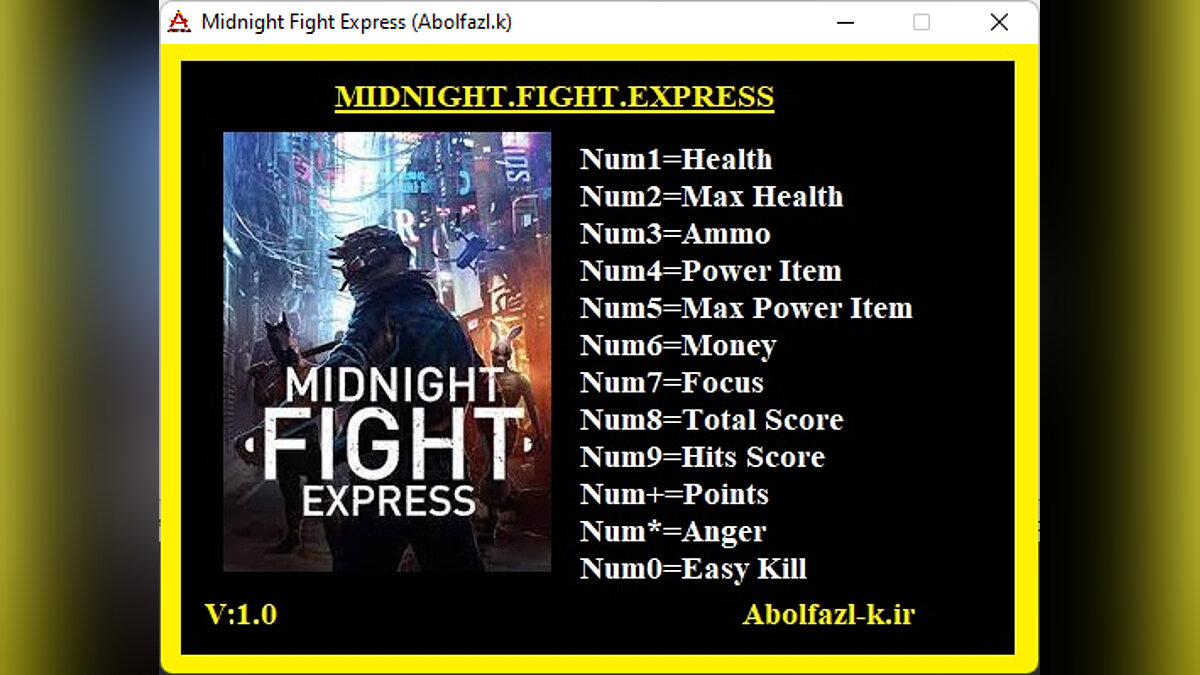 Midnight Fight Express — Трейнер (+12) [1.0]