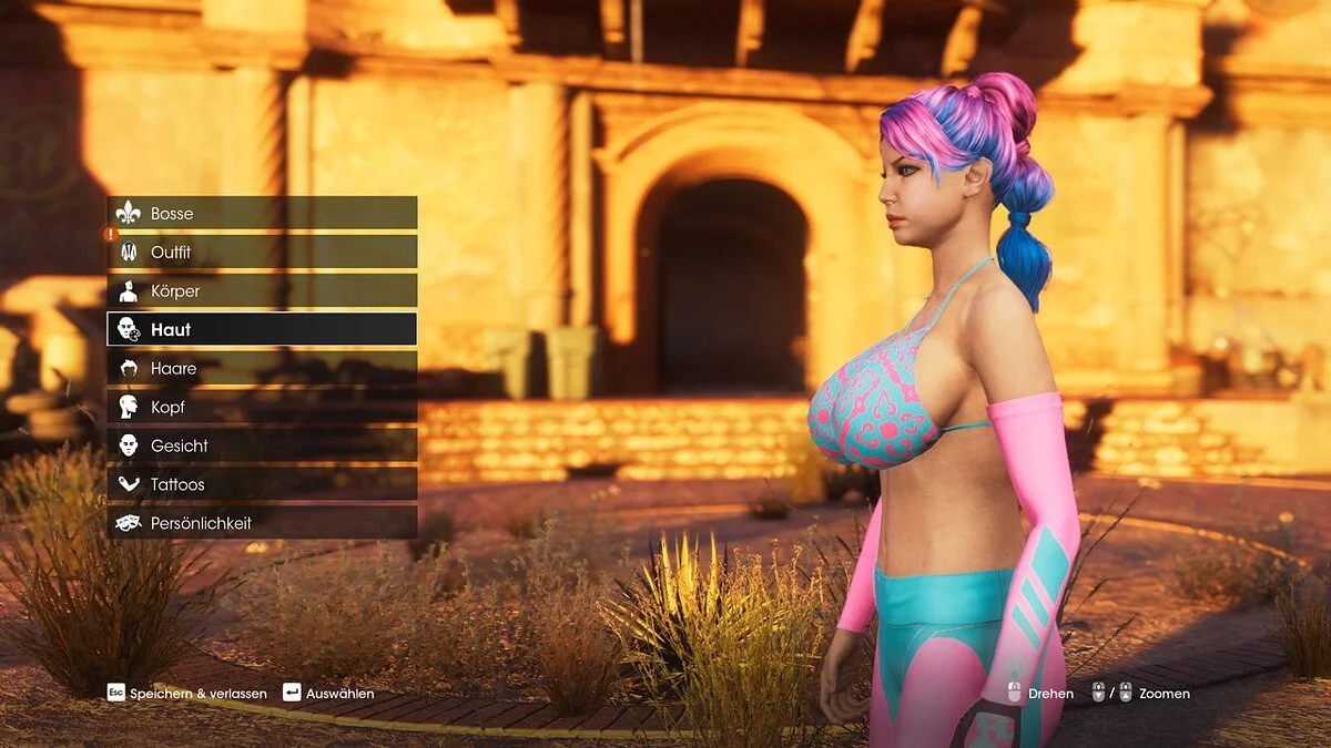 Saints Row — Предустановка персонажа с большой грудью