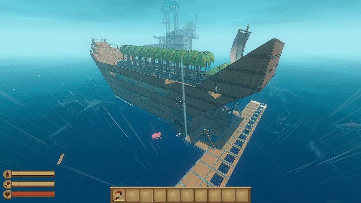 Raft — Сохранение — Корабль для комфортной игры