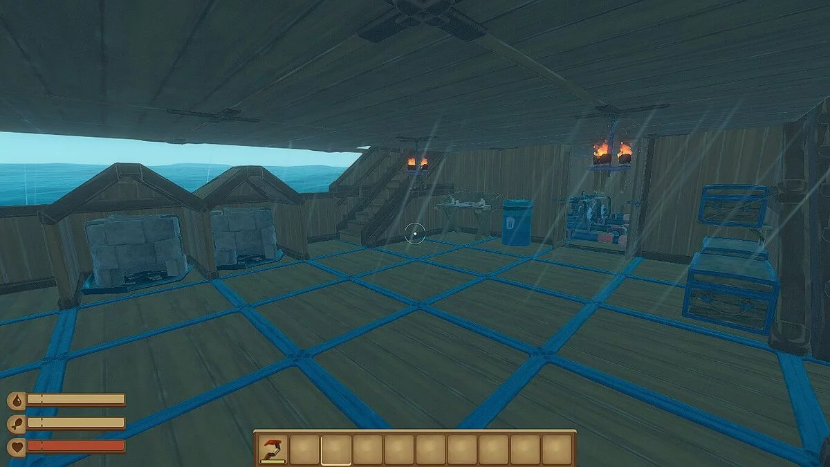 Raft — Сохранение — Корабль для комфортной игры
