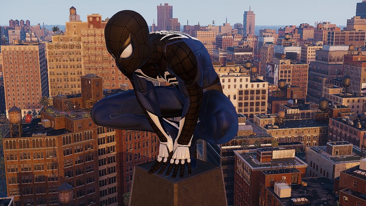 Marvel&#039;s Spider-Man Remastered — Черно-синий улучшенный костюм