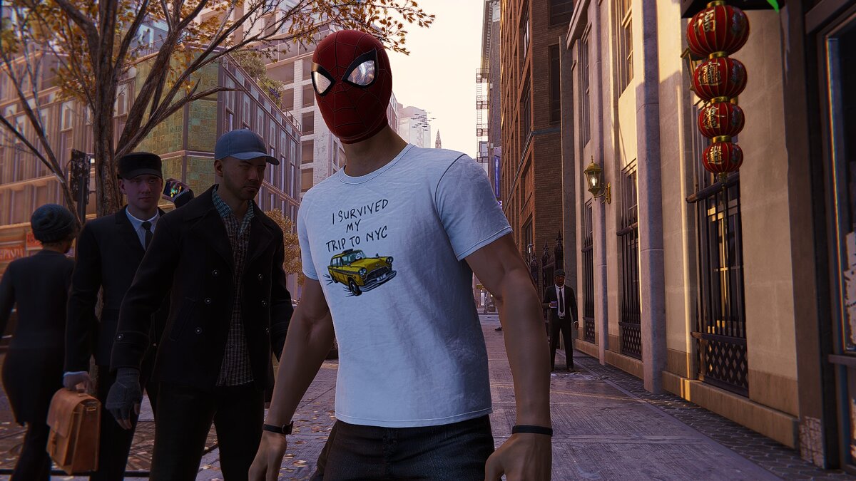 Marvel&#039;s Spider-Man Remastered — Футболка «Я пережил свою поездку в Нью-Йорк»
