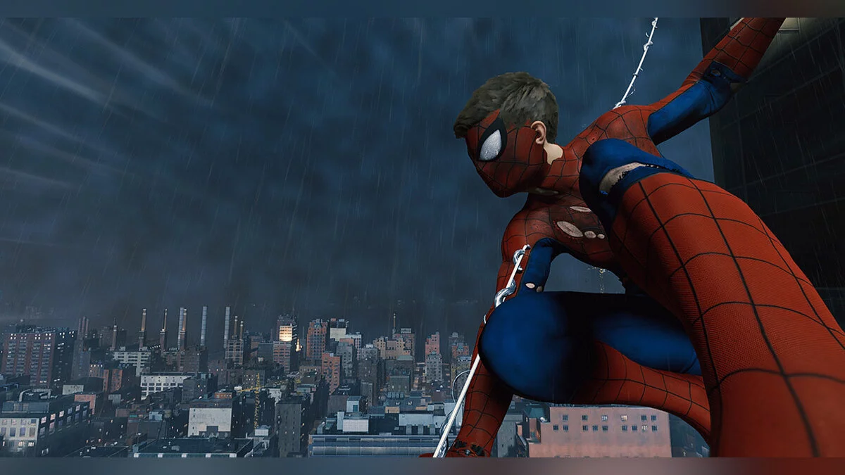 Marvel's Spider-Man Remastered — Сильно поврежденный костюм