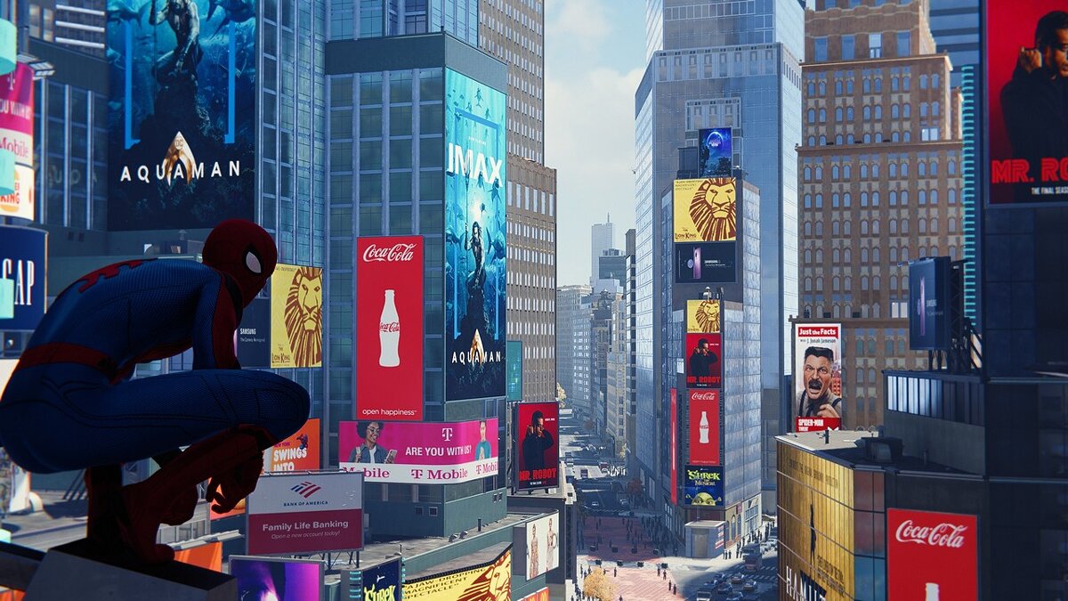 Marvel&#039;s Spider-Man Remastered — Реальные бренды и обновление рекламы
