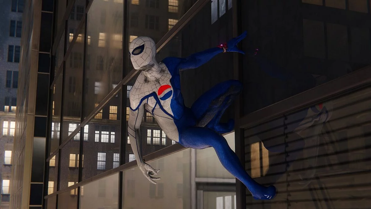 Marvel&#039;s Spider-Man Remastered — Костюм человека-пепси