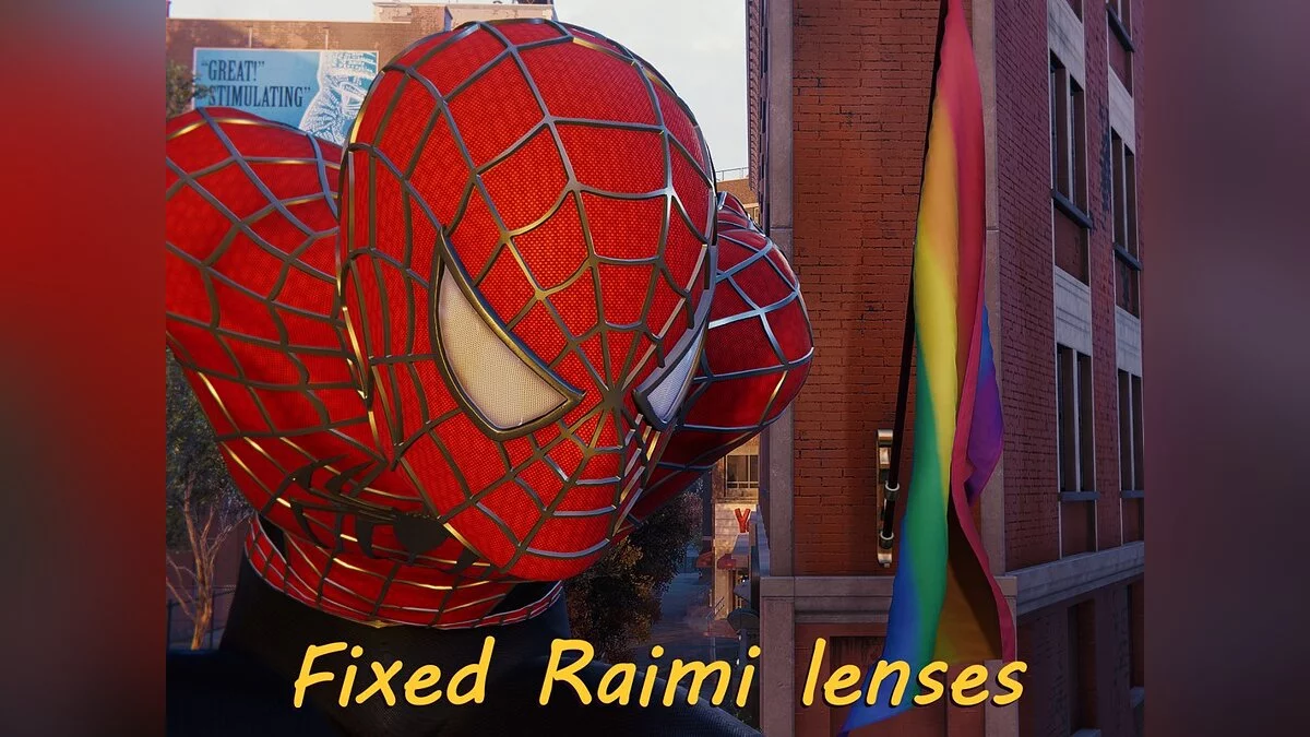 Marvel&#039;s Spider-Man Remastered — Улучшенные линзы Рейми