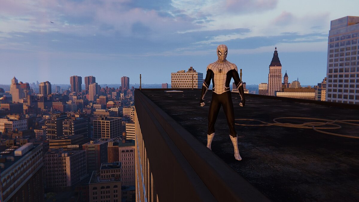 Marvel&#039;s Spider-Man Remastered — Черно-белый костюм «Вдали от дома»