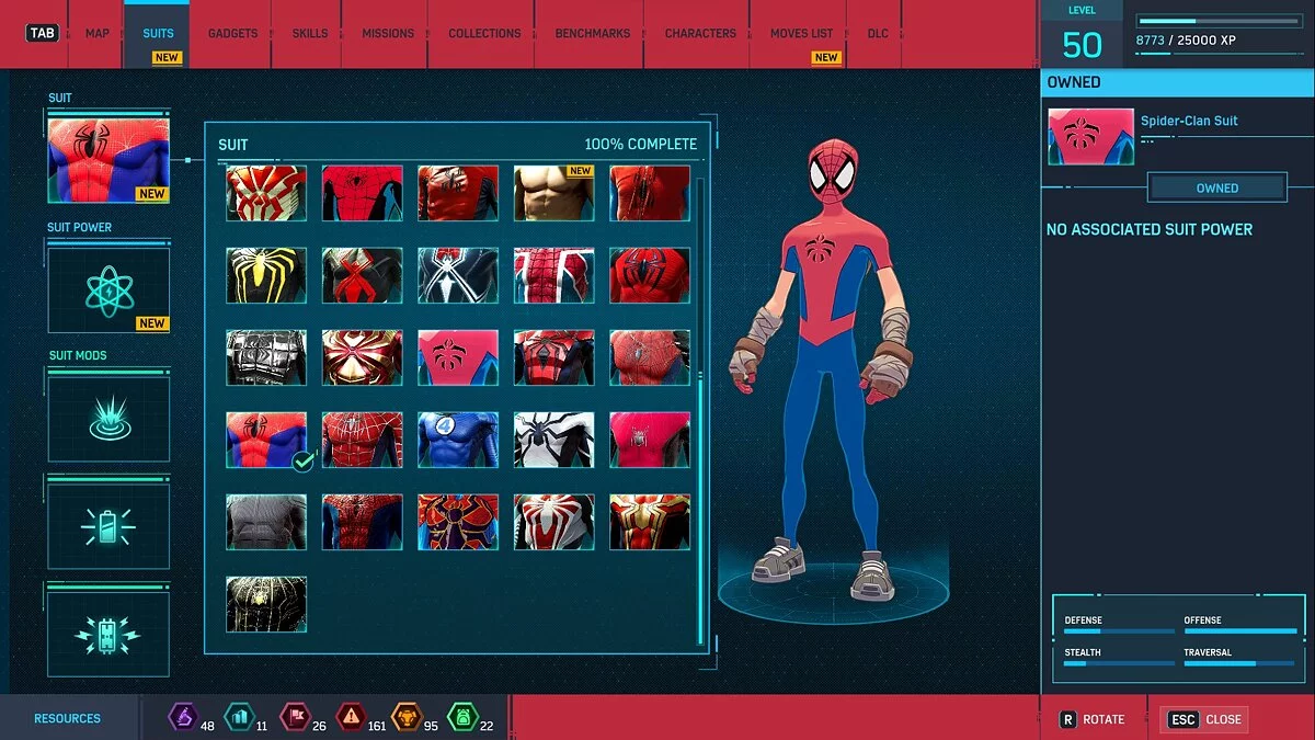 Marvel's Spider-Man Remastered — Файл сохранения 100 процентов