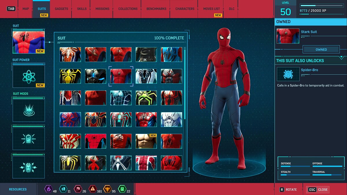 Marvel&#039;s Spider-Man Remastered — Файл сохранения 100 процентов