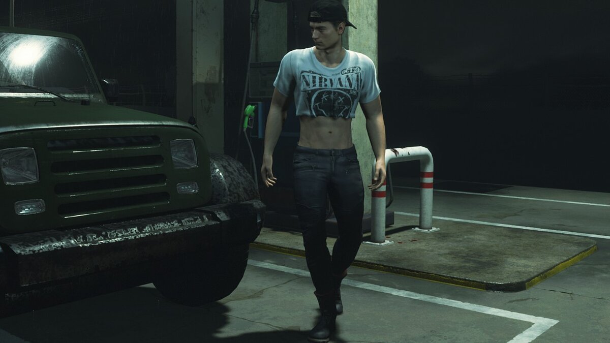 Resident Evil 2 — Кожаные штаны и бейсболка для Леона (не RT)