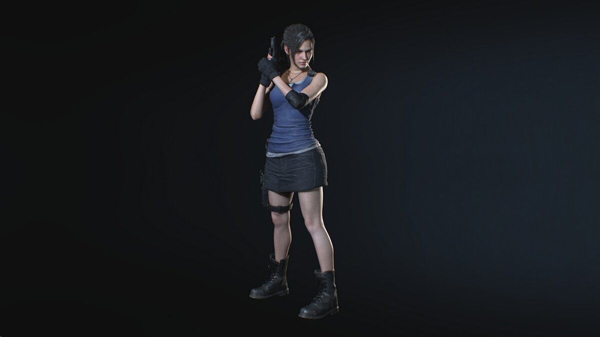 Resident Evil 3 — Джинсовая юбка для Джилл (совместима с RT)