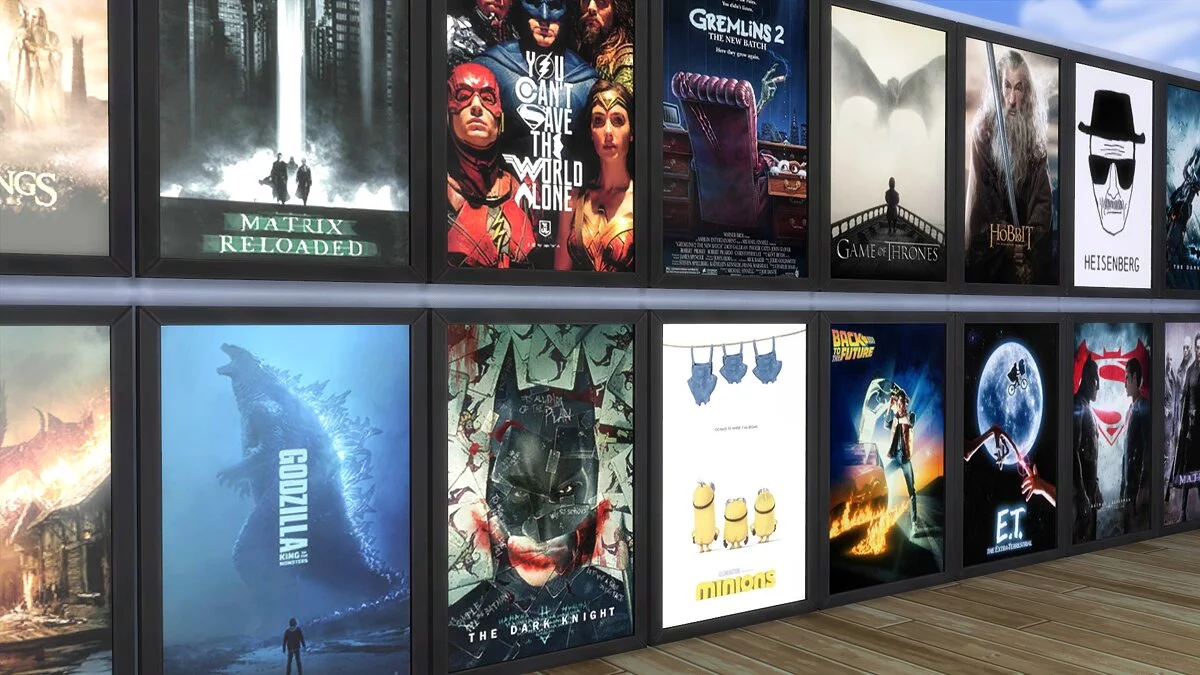 The Sims 4 — Мега коллекция постеров к фильмам