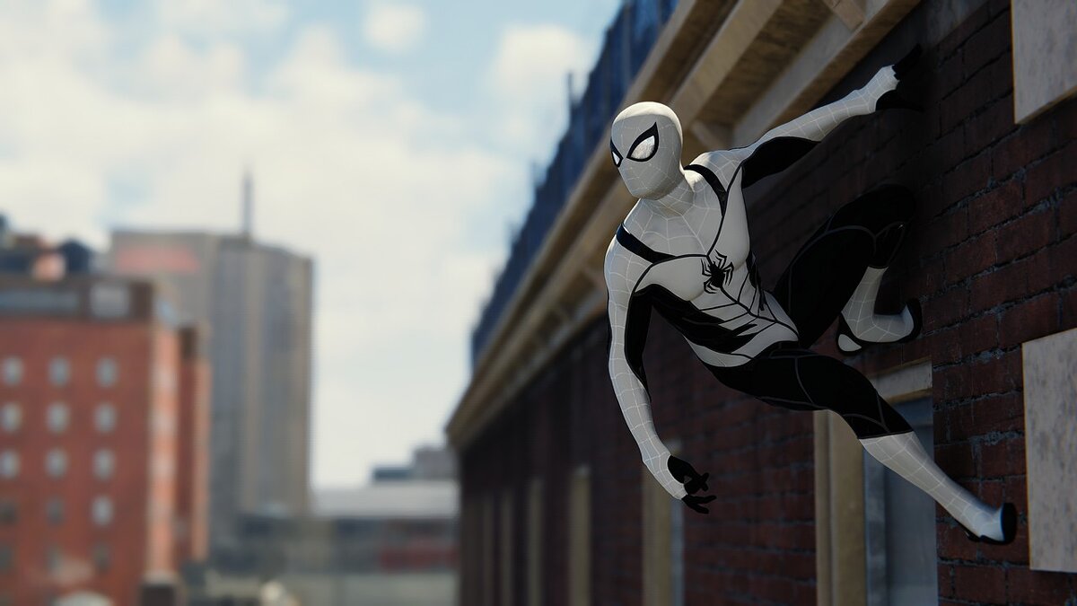 Marvel&#039;s Spider-Man Remastered — Черно-белый костюм «Секретные войны»