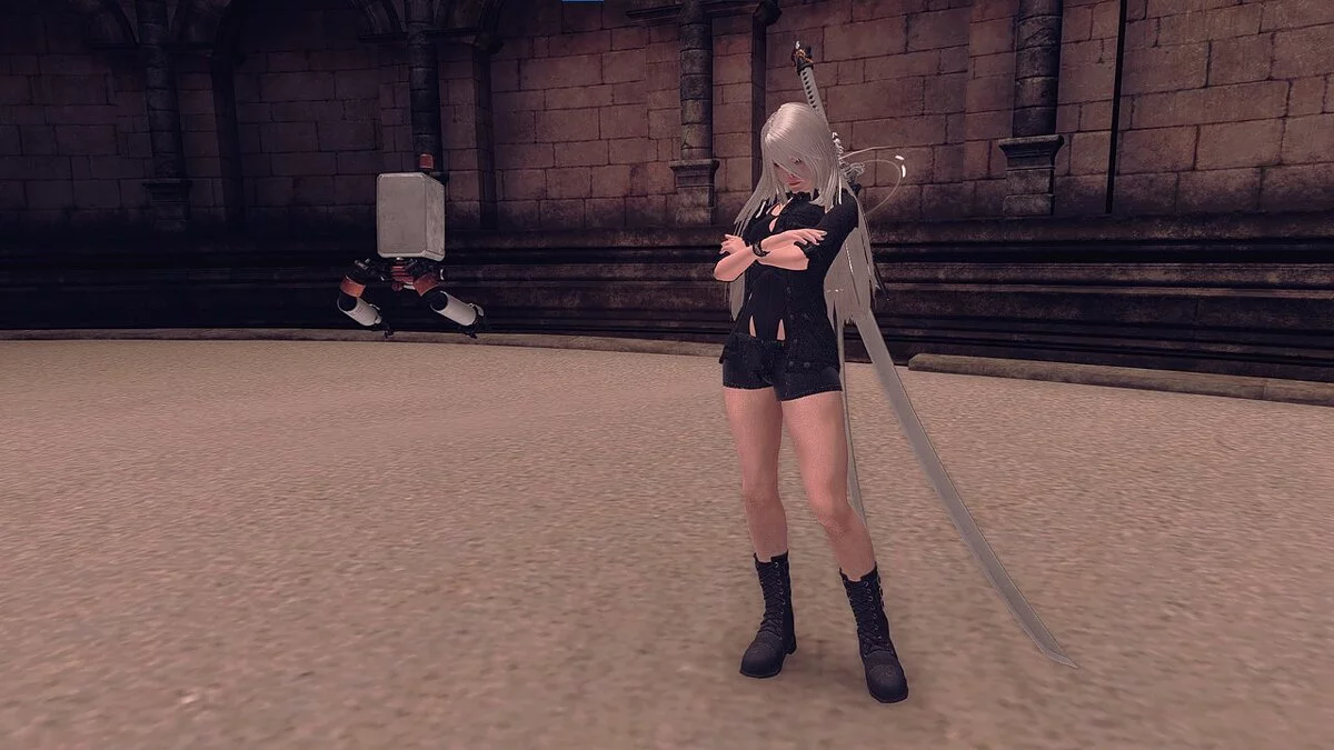 NieR:Automata Game of the YoRHA Edition — A2 в темном костюме