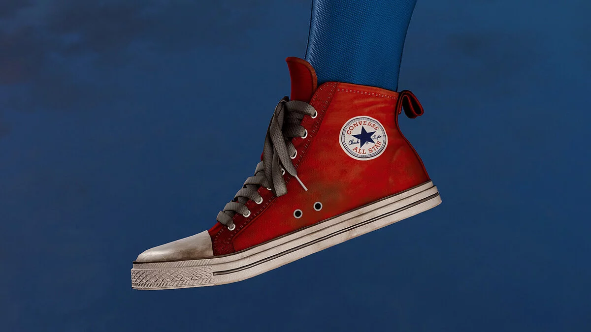 Marvel&#039;s Spider-Man Remastered — Кеды Converse для панка