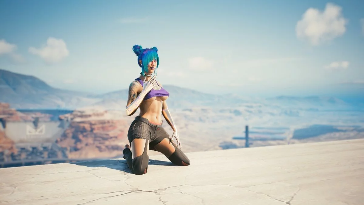 Cyberpunk 2077 — Модные женские брюки