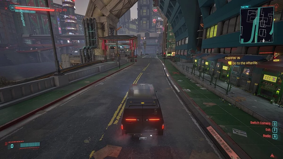 Cyberpunk 2077 — Альтернативные текстуры дорог