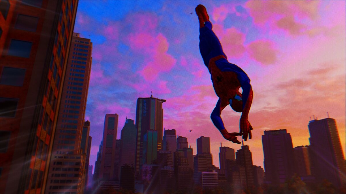 Marvel&#039;s Spider-Man Remastered — Графика как в мультфильме «Человек-паук: Через вселенные»