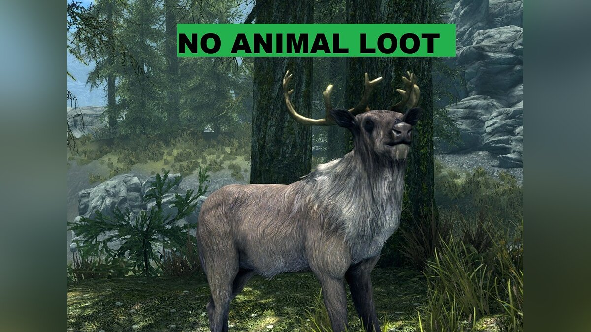 Elder Scrolls 5: Skyrim Special Edition — Нет добычи с животных