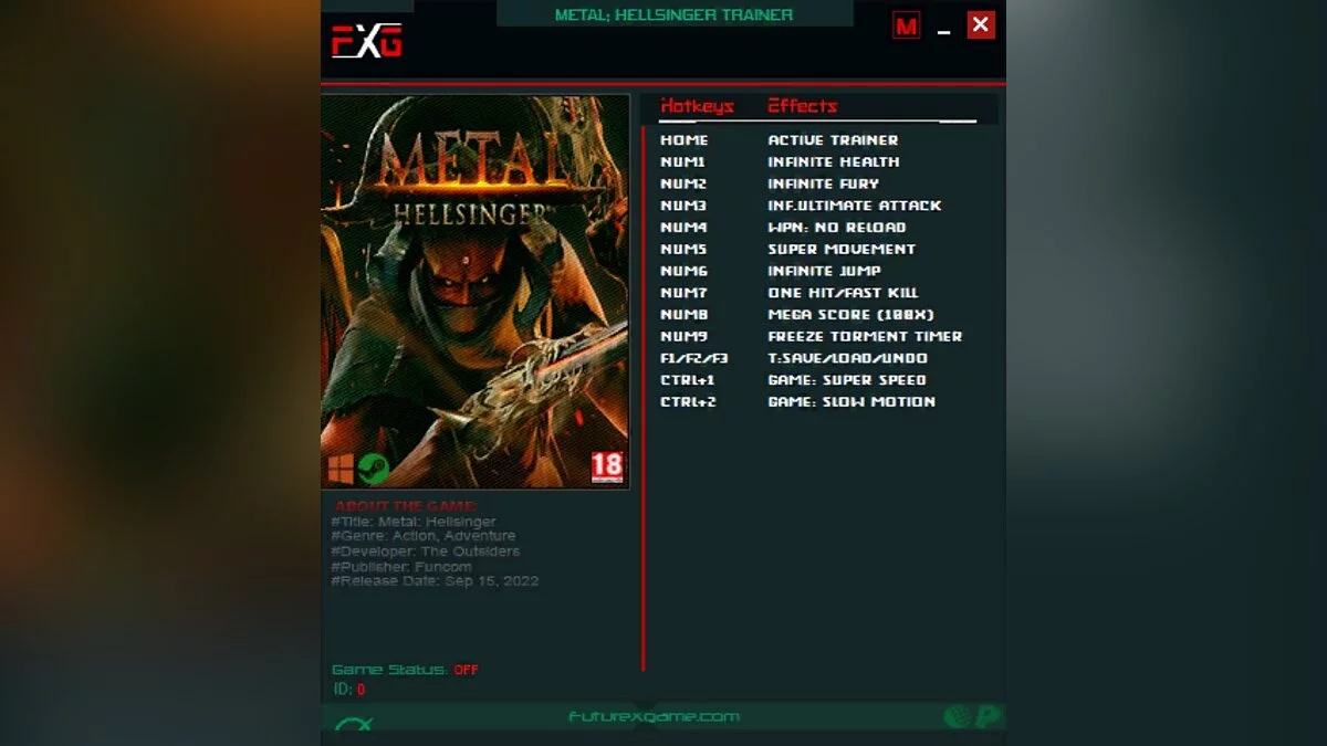 Metal: Hellsinger — Трейнер (+12) [UPD: 15.09.2022]
