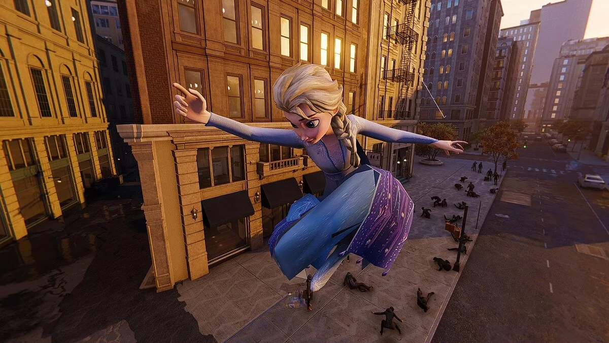 Marvel&#039;s Spider-Man Remastered — Эльза из мультфильма «Холодное сердце 2»