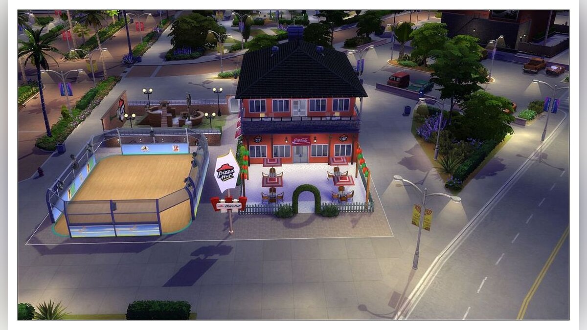 The Sims 4 — Ресторан Pizza Hut