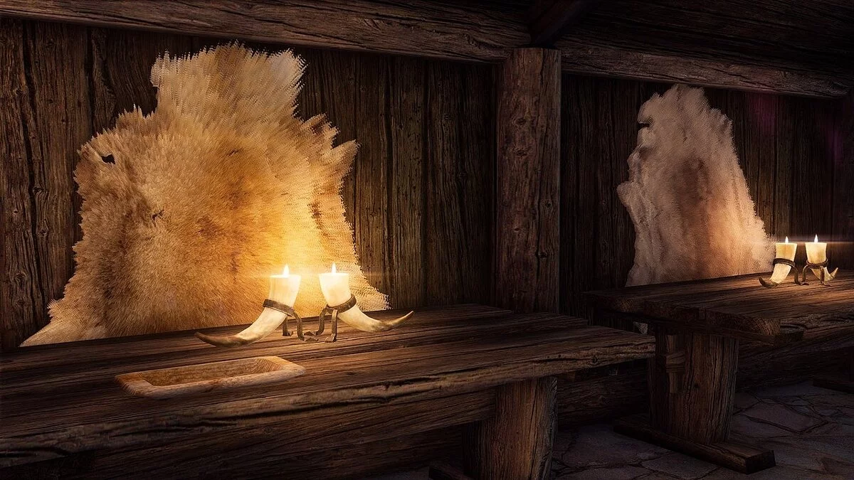 Elder Scrolls 5: Skyrim Special Edition — Пушистые шкуры