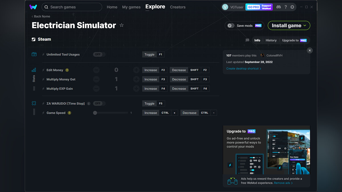 Electrician Simulator — Трейнер (+6) от 28.09.2022 [WeMod]