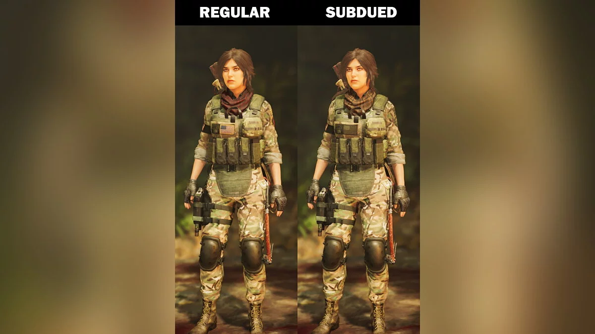 Shadow of the Tomb Raider — Военный камуфляж