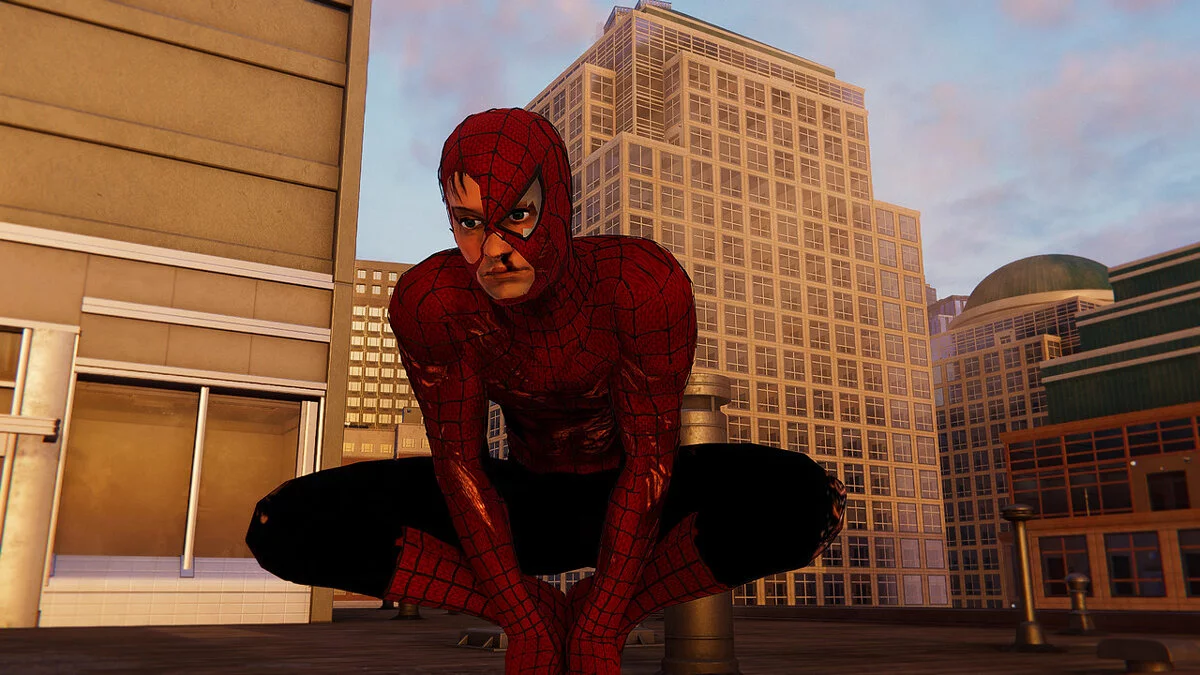 Marvel&#039;s Spider-Man Remastered — Человек-паук 2002 (финальная битва)