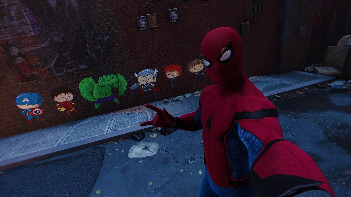 Marvel's Spider-Man Remastered — Новые граффити
