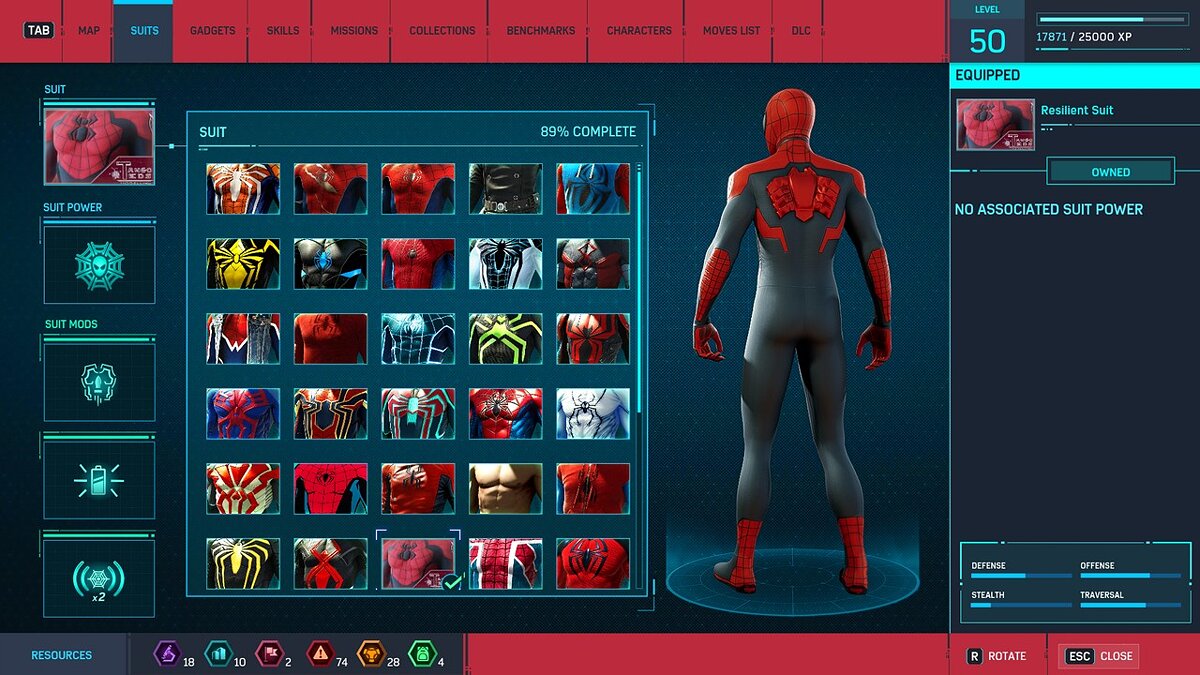 Marvel&#039;s Spider-Man Remastered — Костюм ЩИТ