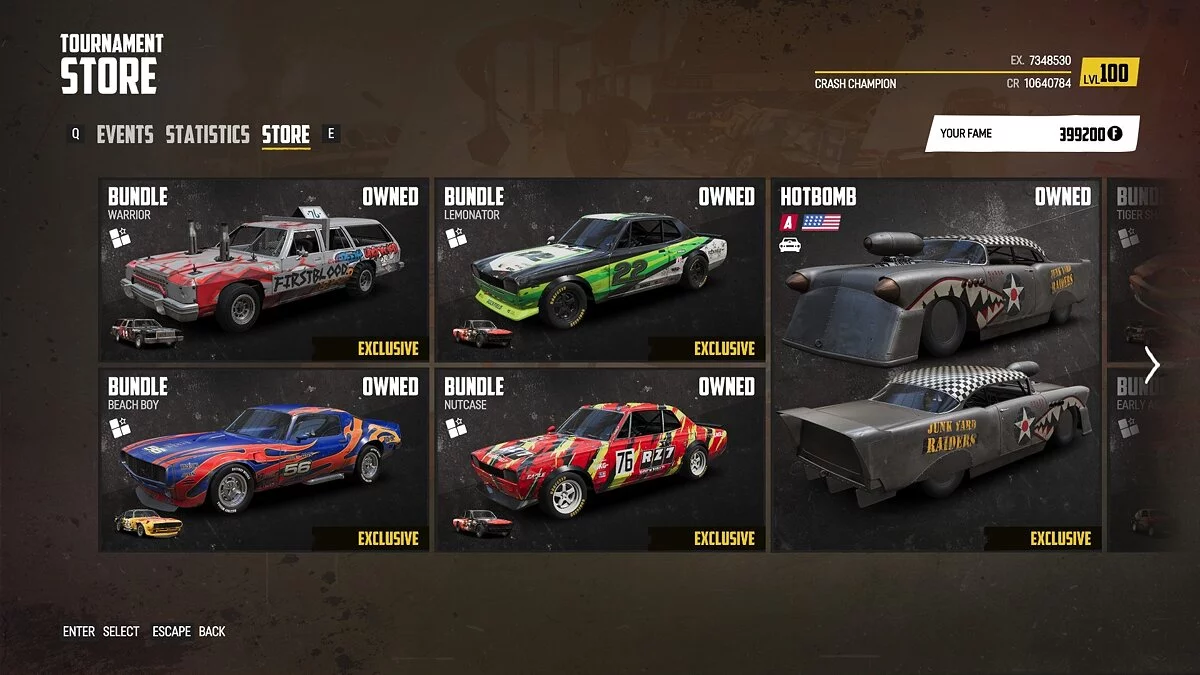 Wreckfest — Сохранение 100% — Всё пройдено и открыто