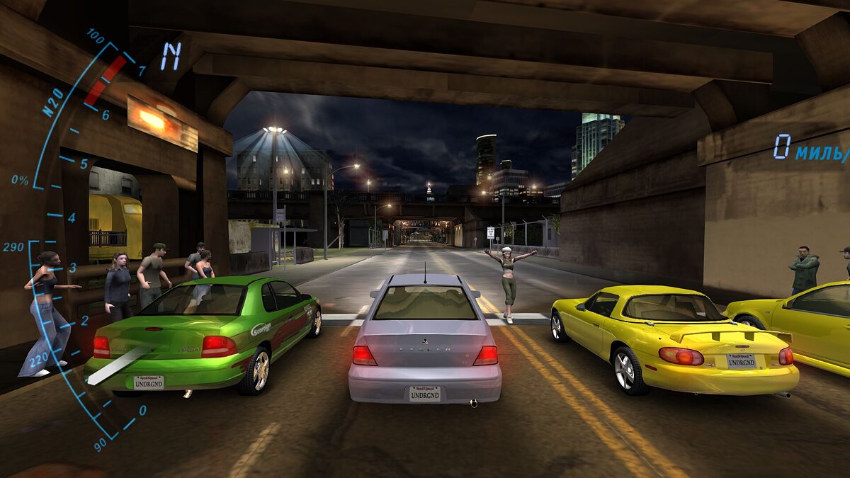 Need for Speed Underground — Сохранение — Классные автомобили в начале игры