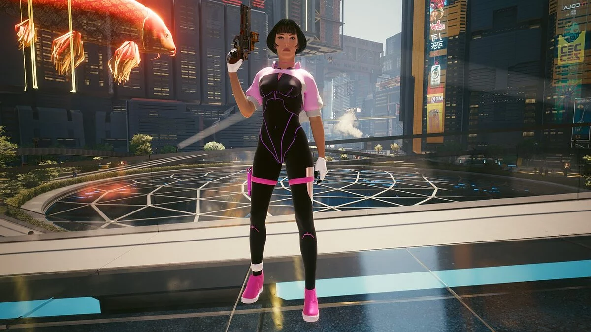 Cyberpunk 2077 — Наряд и прическа Саши