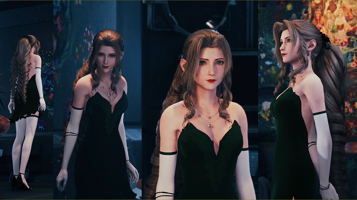 Final Fantasy VII Remake — Айрис в зеленом платье
