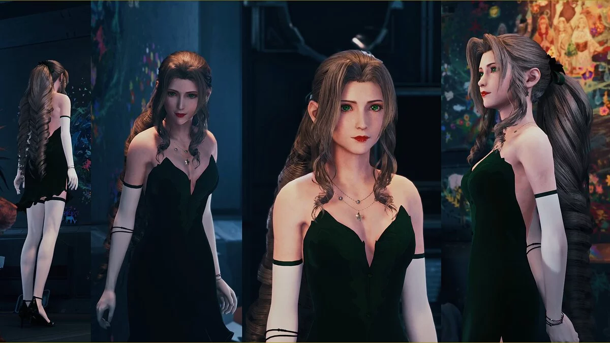 Final Fantasy VII Remake — Айрис в зеленом платье