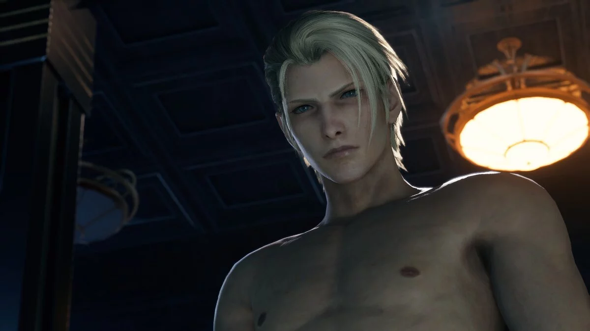 Final Fantasy VII Remake — Руфус без рубашки