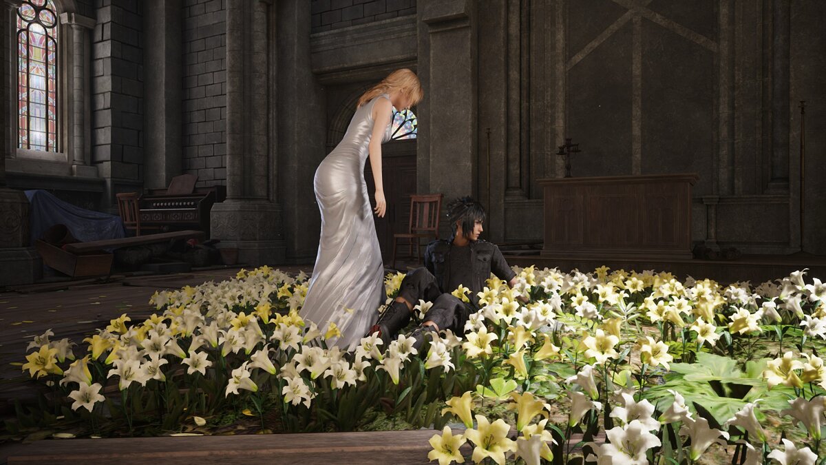 Final Fantasy VII Remake — Лучше желтые и белые цветы