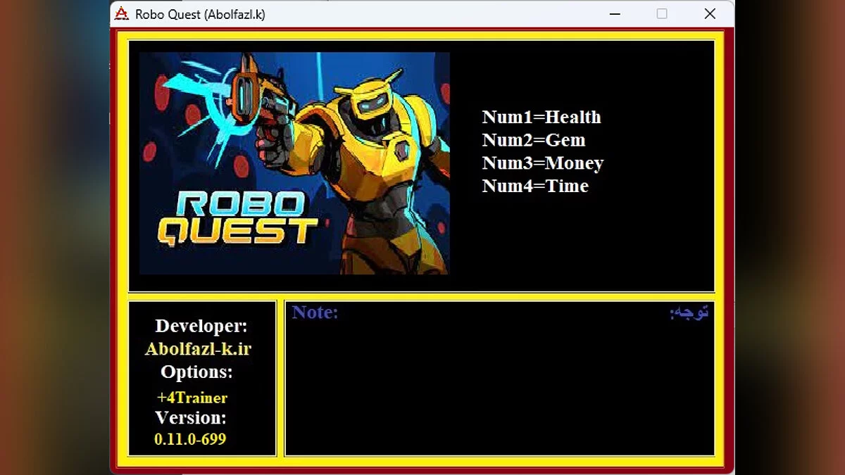 Roboquest — Трейнер (+4) [0.11.0]