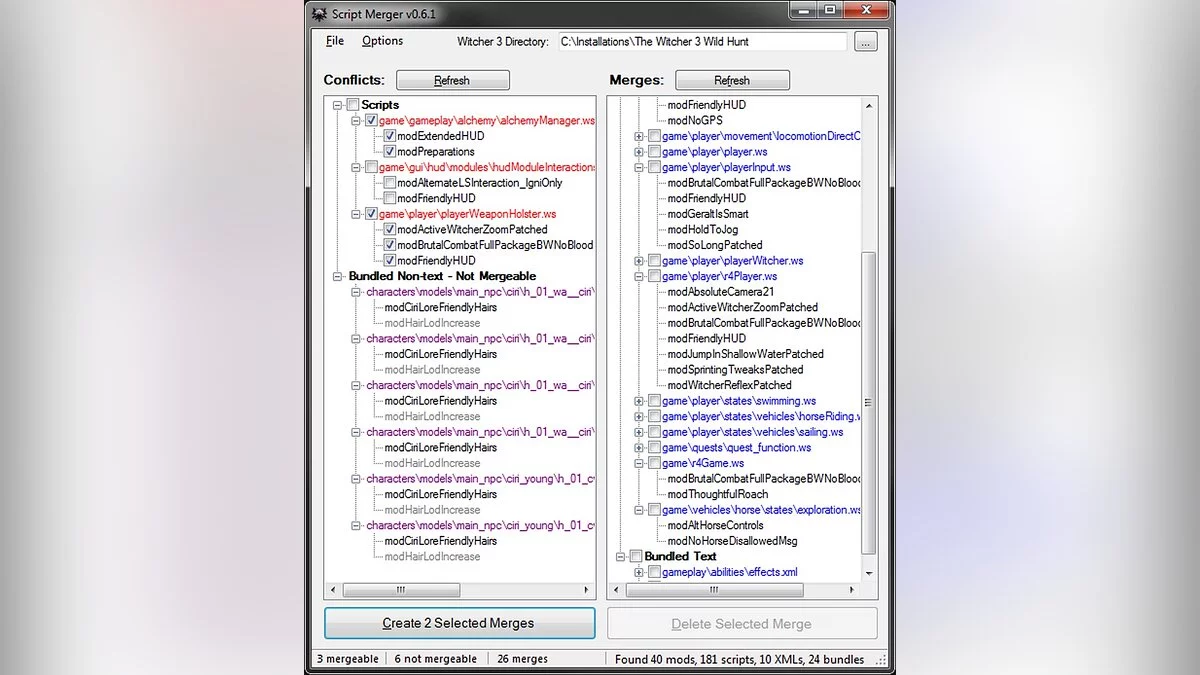 The Witcher 3: Wild Hunt - Complete Edition — Script Merger