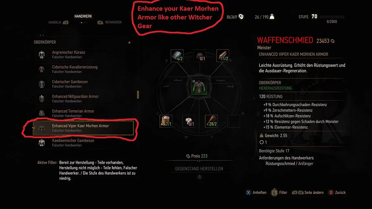 The Witcher 3: Wild Hunt - Complete Edition — Эксклюзивное переделанное оружие и доспехи