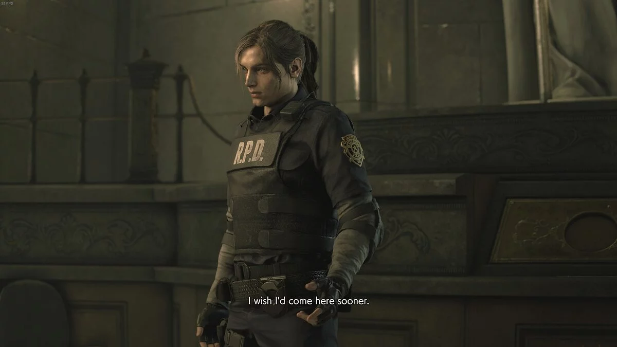 Resident Evil 2 — Леон с прической Клэр